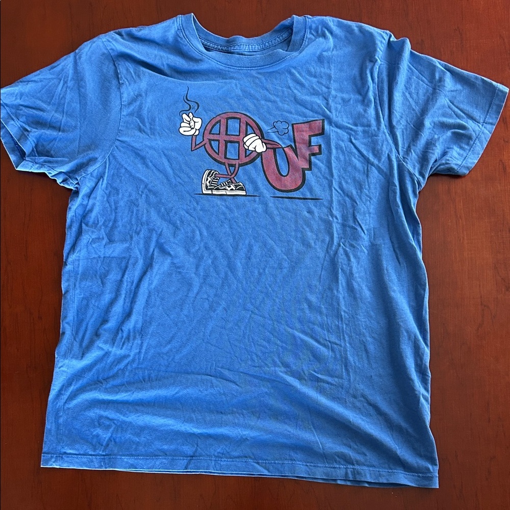 HUF Blue Kids T-Shirt with Graphic Design